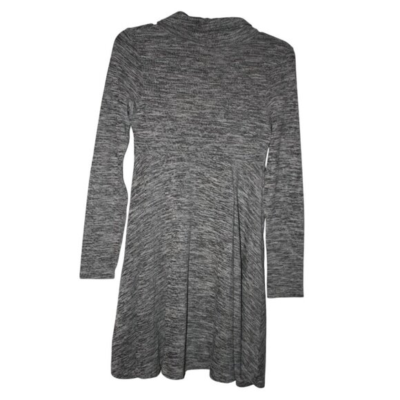 Isle by Melis Kozan Heather Gray Cowl Neck Long Sleeve Sweater Dress Women's S - Picture 4 of 12